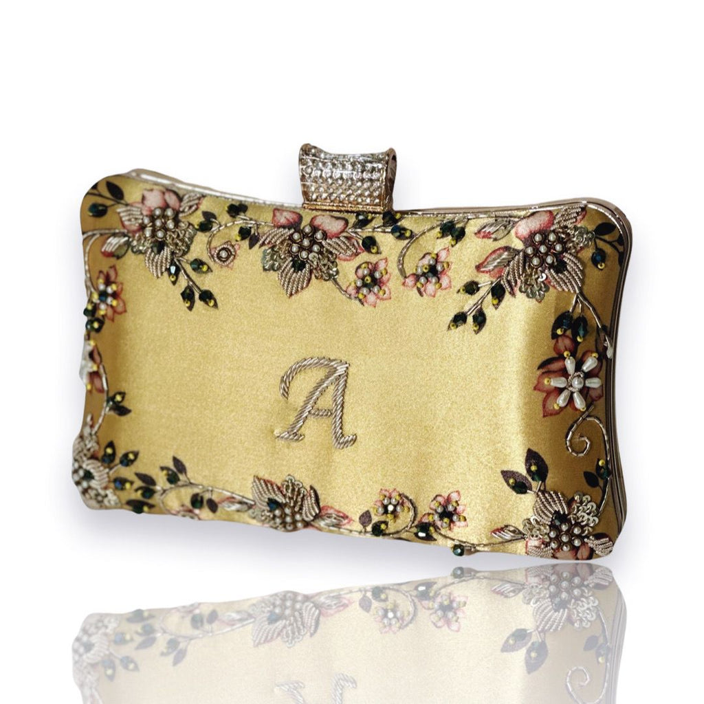 Custom Designer Handbag - Yellow Floral - Jaipur Rose