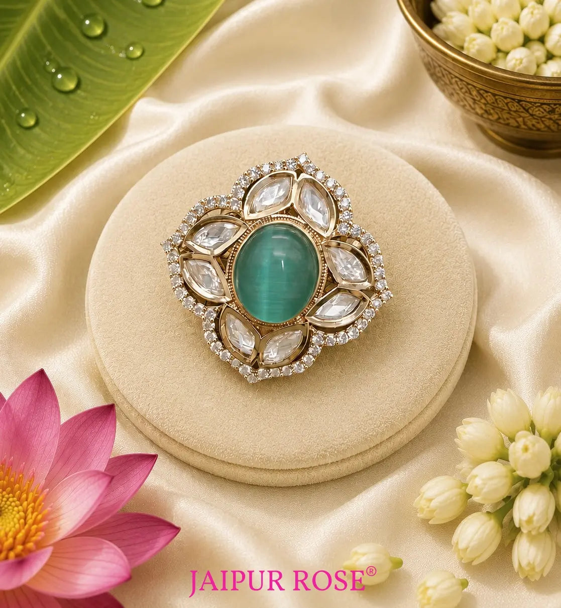 Modern Indian Rings Online | Designer Indian Rings | Jaipur Rose