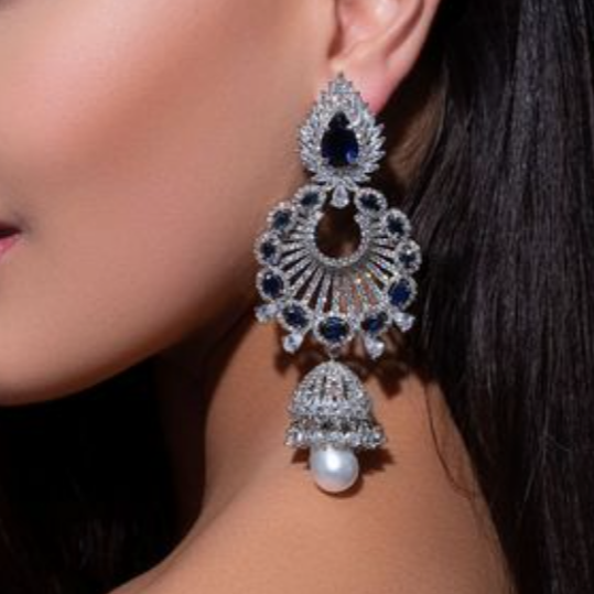 Alara Statement Earrings - Jaipur Rose Modern Luxury Designer Indian Jewelry - Jaipur Rose