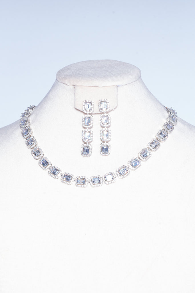 Paola Designer Necklace & Earring Set by Jaipur Rose Designer Indian Jewelry - Jaipur Rose
