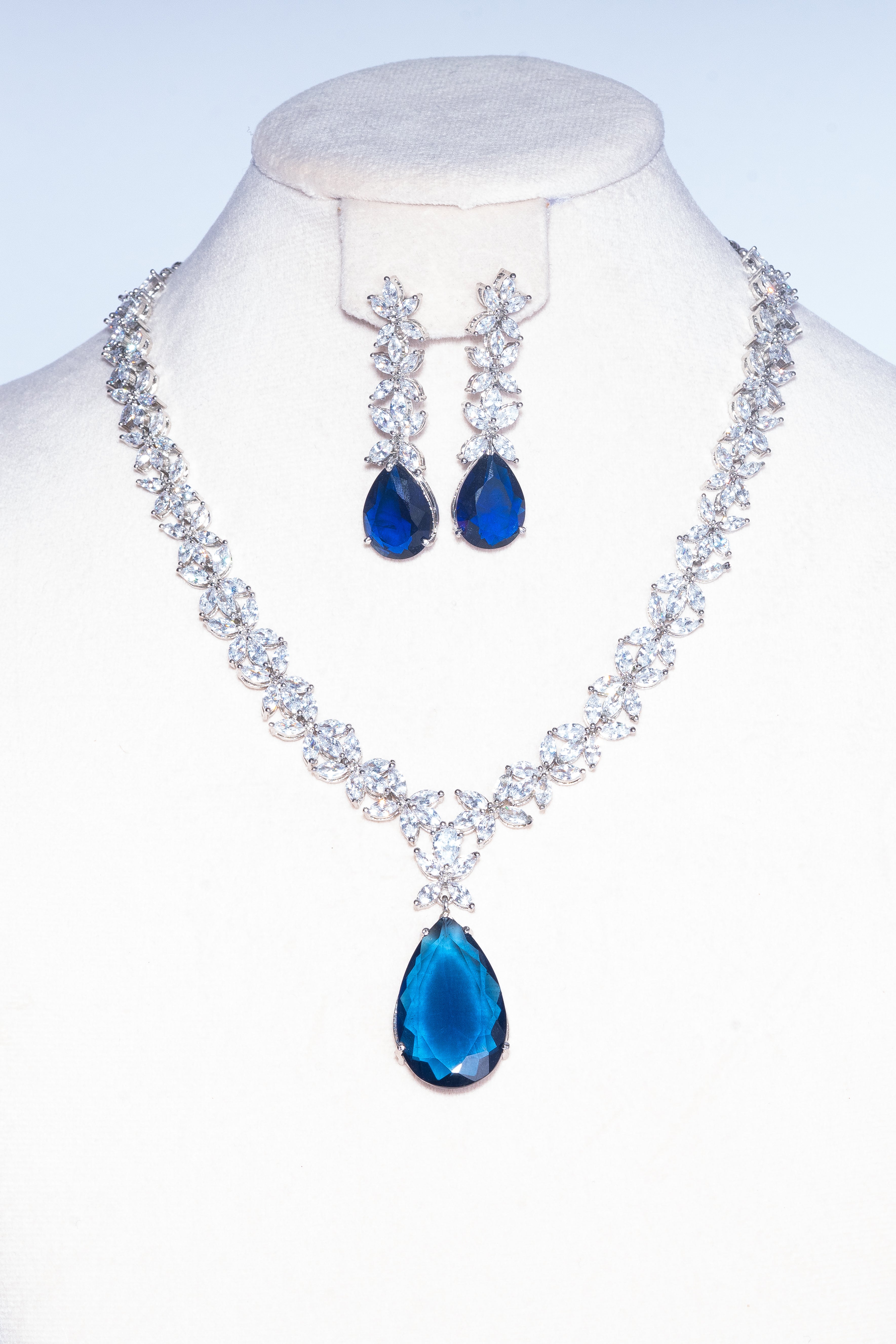 Sapphire, Ruby & Diamond Necklace & Earring Set – CRAIGER DRAKE DESIGNS®